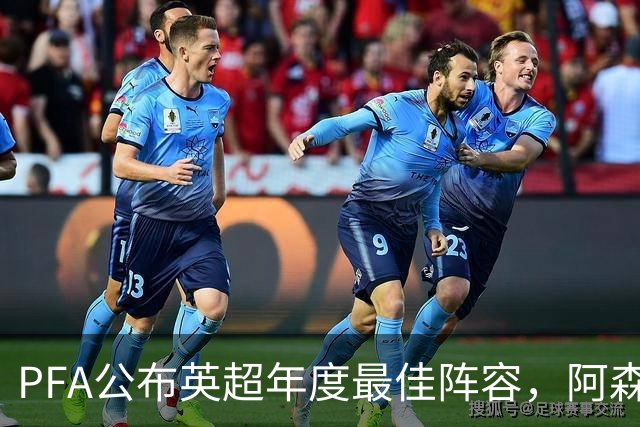 PFA公布英超年度最佳阵容，阿森纳5将入选